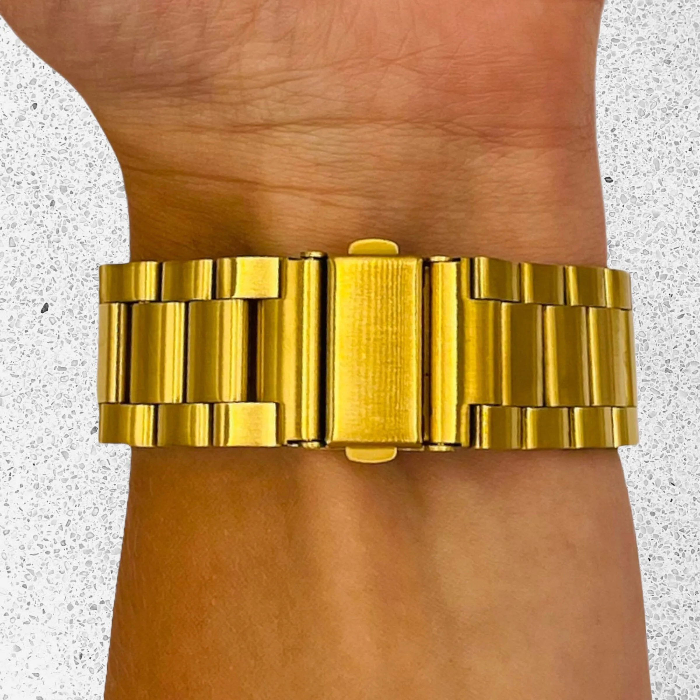 Stainless Steel Link Watch Strap Compatible with the Huawei Watch 2