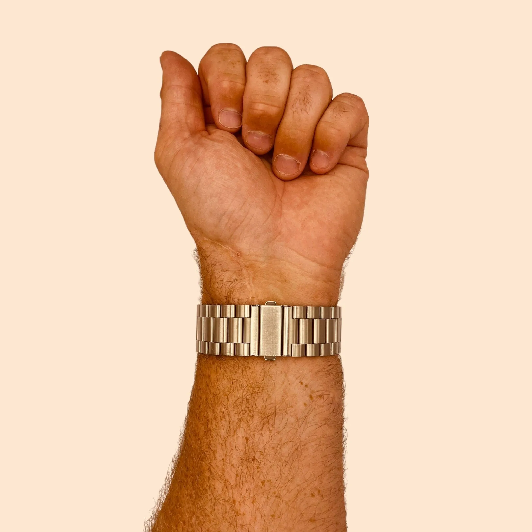 Stainless Steel Link Watch Strap Compatible with the Huawei Watch 2