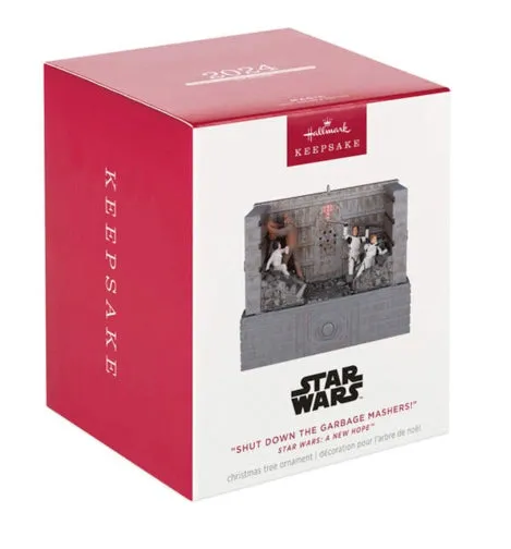 Star Wars: A New Hope™ "Shut Down the Garbage Mashers!" Ornament With Light, Sound and Motion