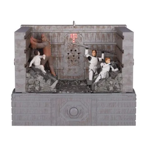 Star Wars: A New Hope™ "Shut Down the Garbage Mashers!" Ornament With Light, Sound and Motion