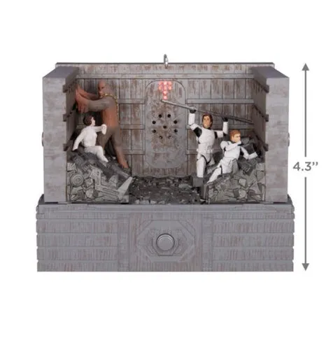 Star Wars: A New Hope™ "Shut Down the Garbage Mashers!" Ornament With Light, Sound and Motion