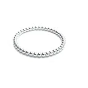 STERLING SILVER STACKABLE BEAD RING