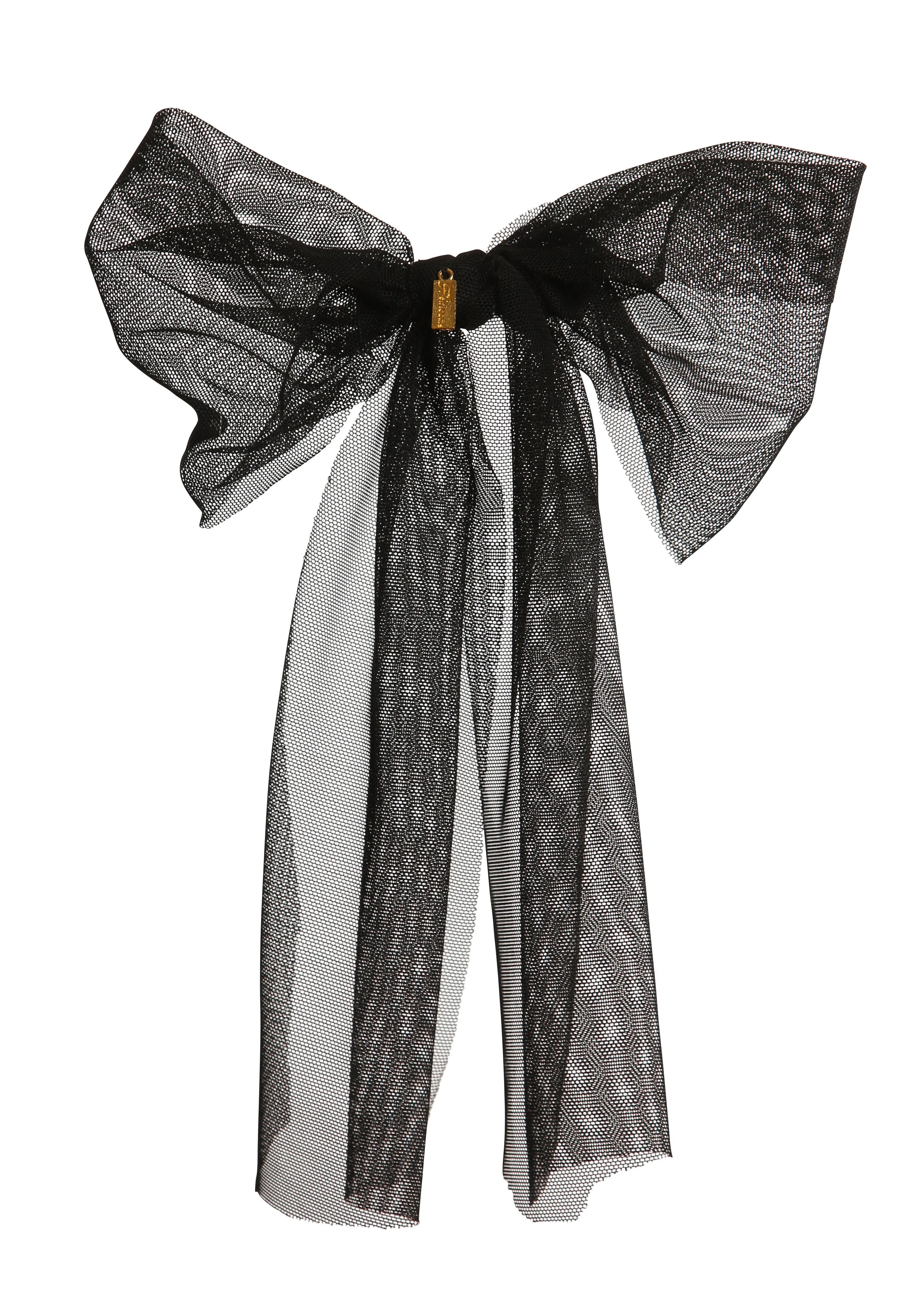 Stretch Net Bow Long Hairpin