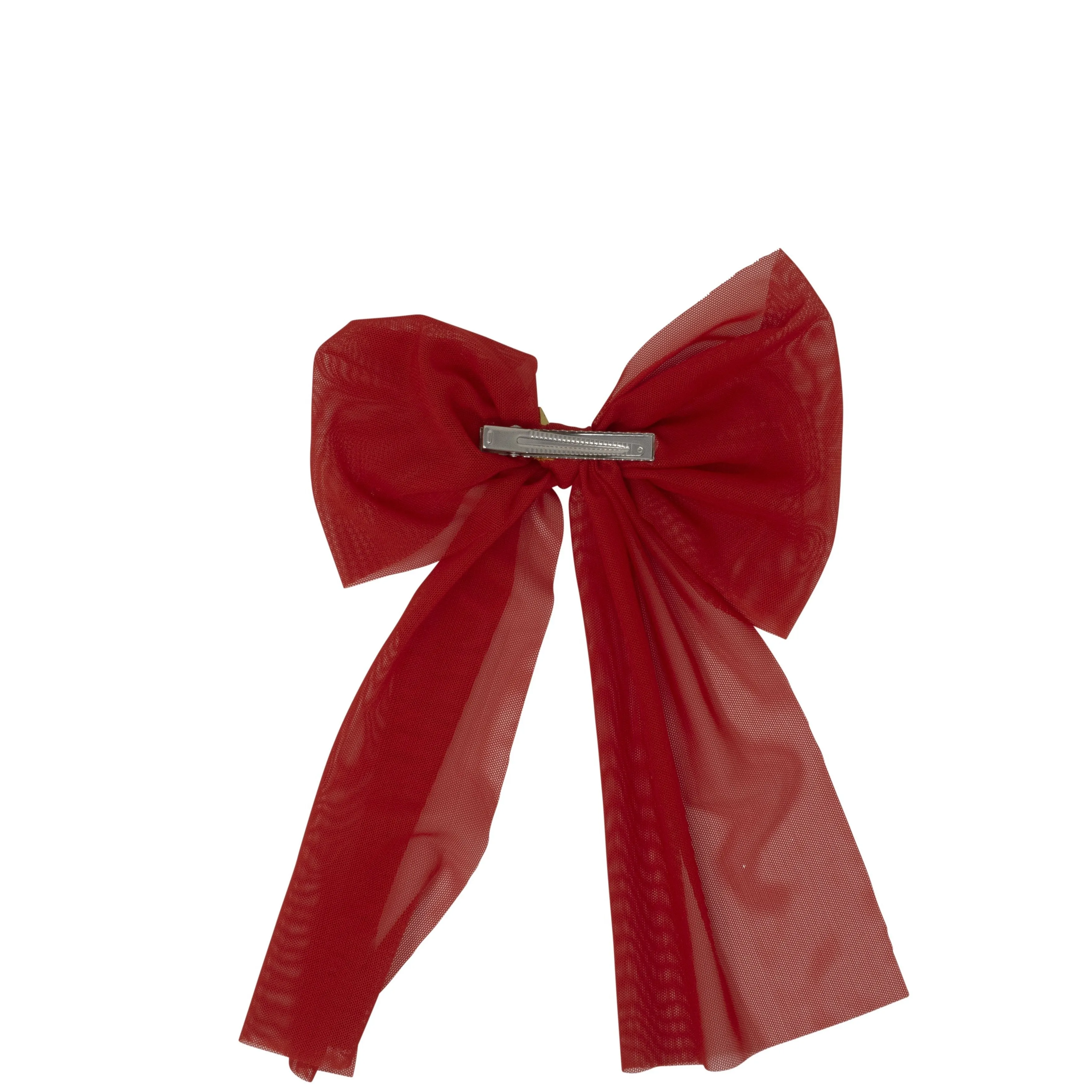 Stretch Net Bow Long Hairpin