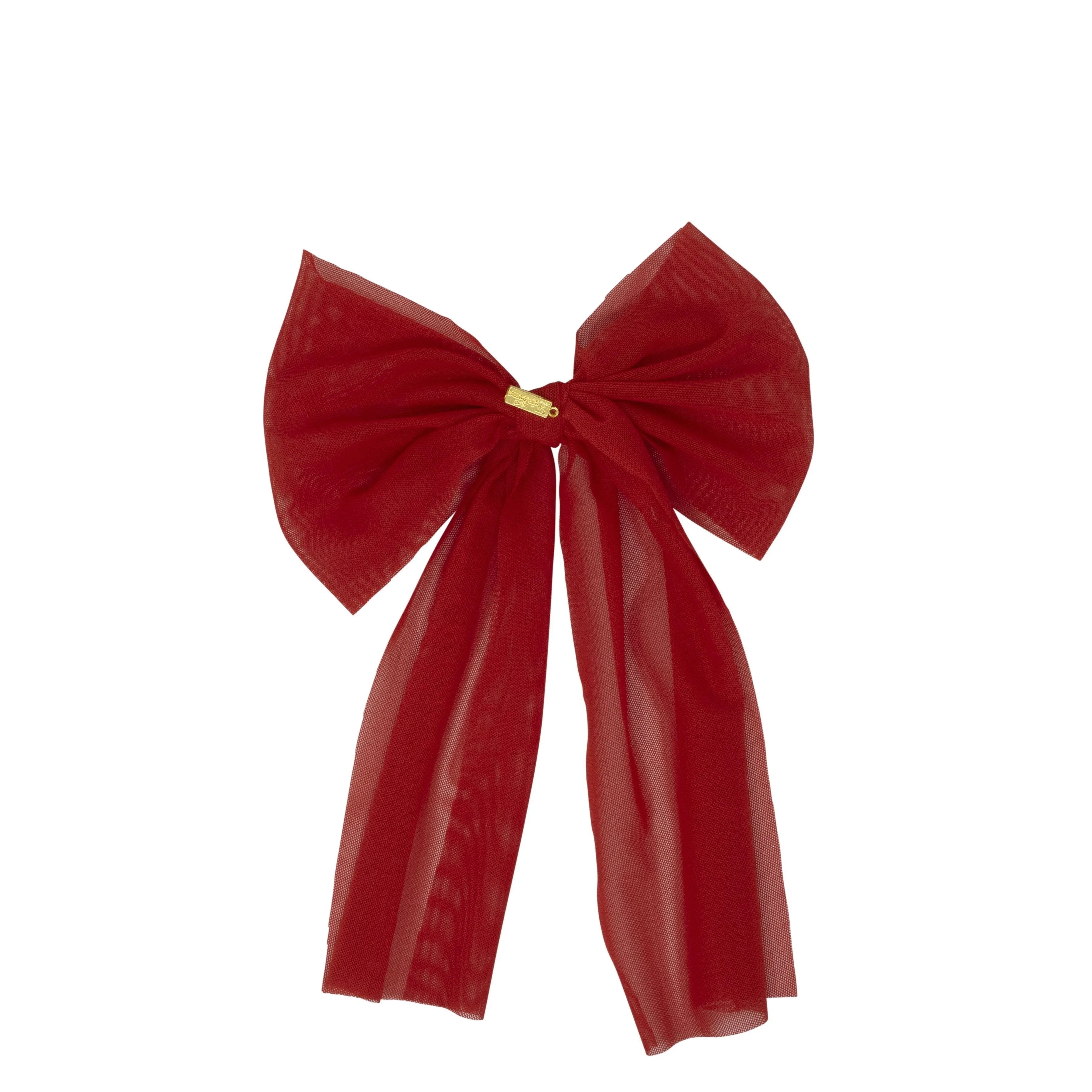 Stretch Net Bow Long Hairpin