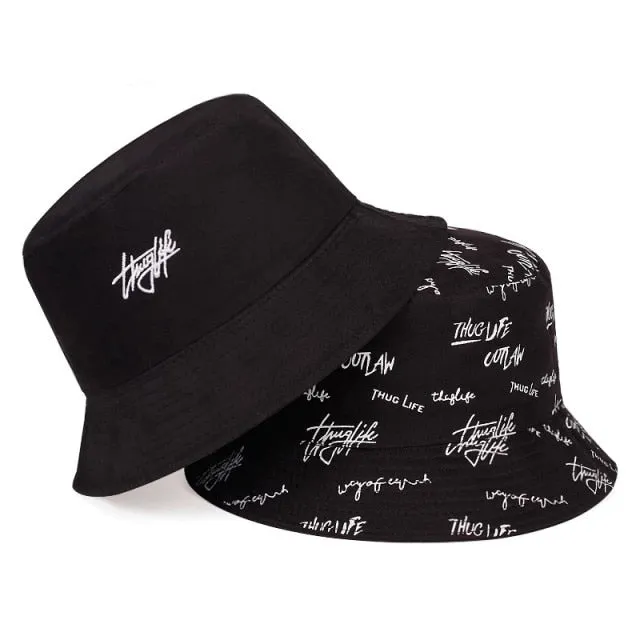 Summer Bucket Hats Women Men's Panama Hat Double-sided Panama Sun Fishing Hat Fisherman Cap for Boys/Girls Bob Femme Gorro