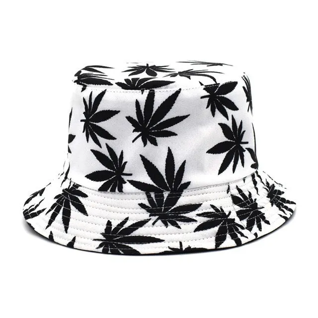 Summer Bucket Hats Women Men's Panama Hat Double-sided Panama Sun Fishing Hat Fisherman Cap for Boys/Girls Bob Femme Gorro