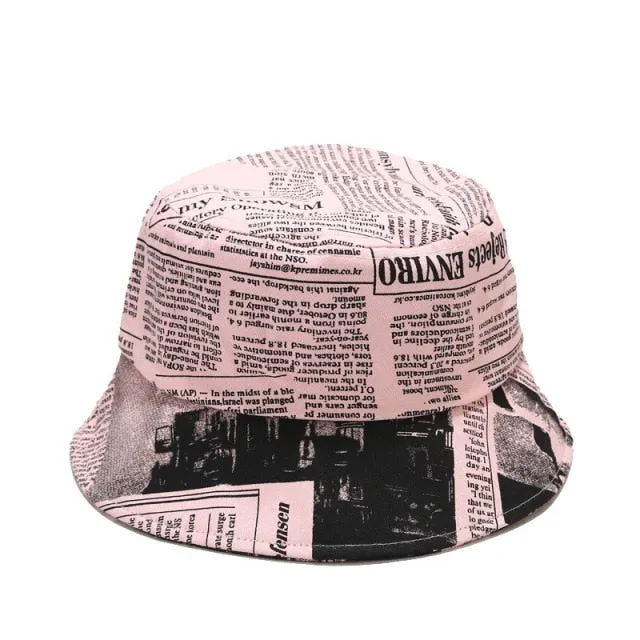 Summer Bucket Hats Women Men's Panama Hat Double-sided Panama Sun Fishing Hat Fisherman Cap for Boys/Girls Bob Femme Gorro