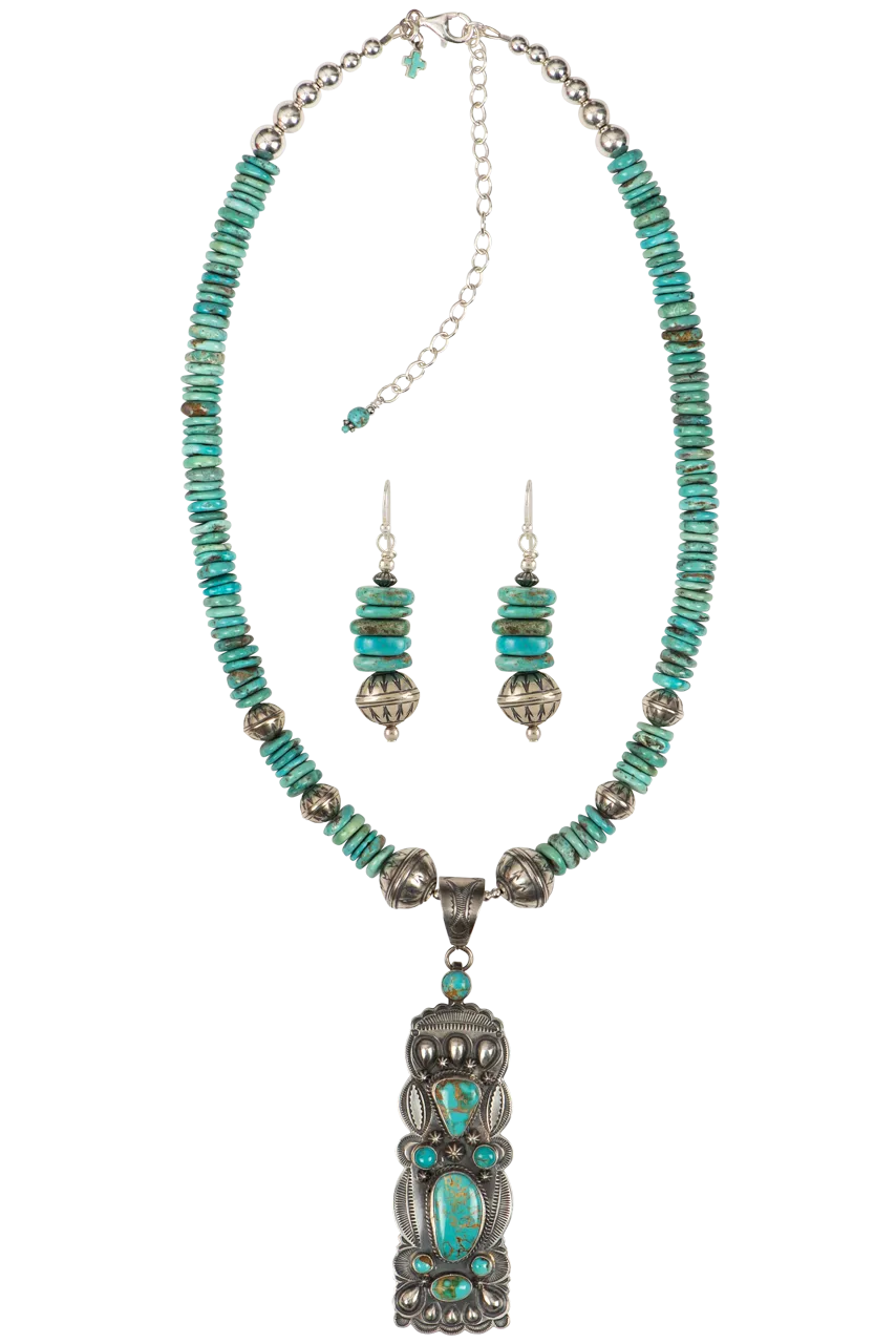 Sweet Tea Jewelry Royston Turquoise Set
