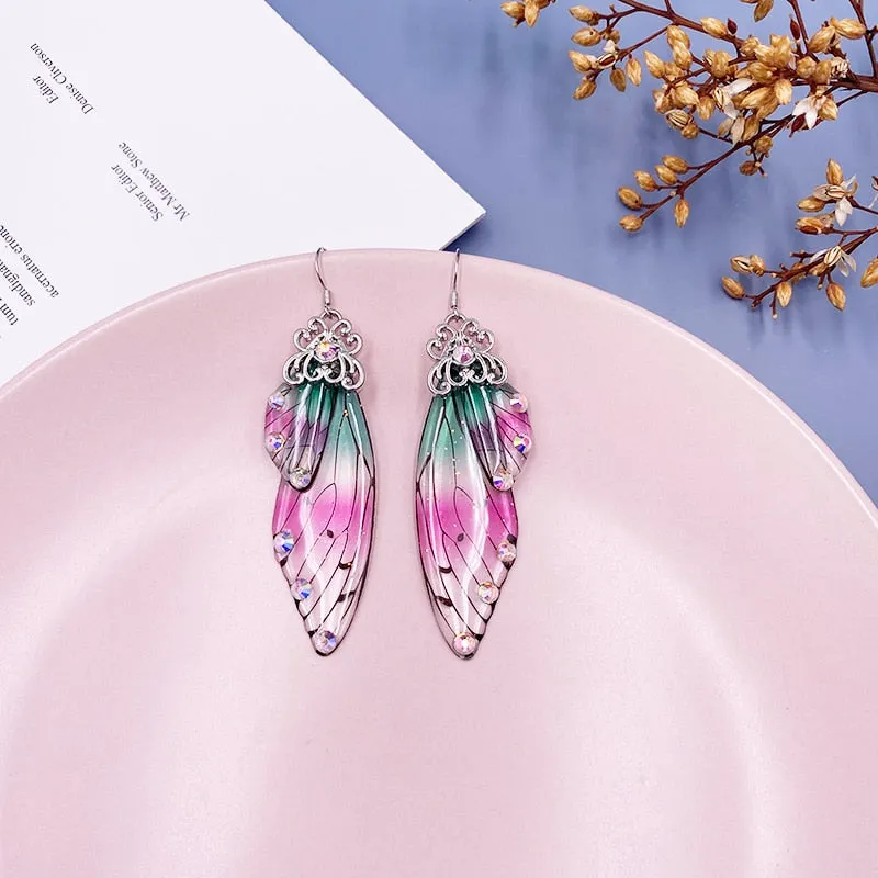 TEEK - Handmade Fairy Wing Earrings