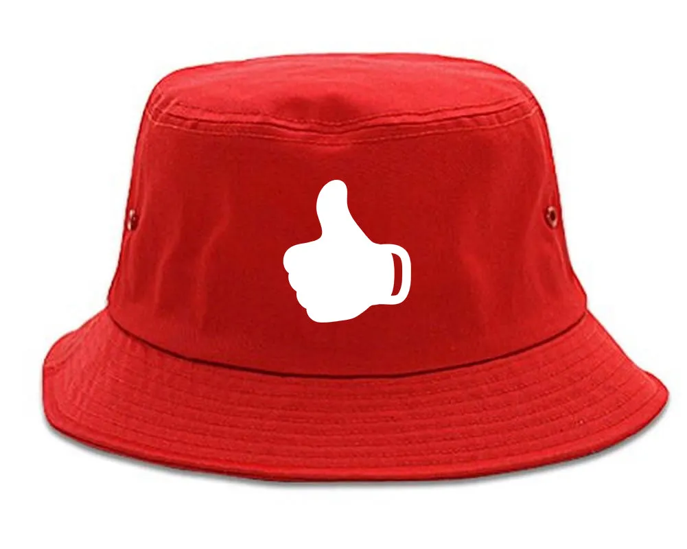 Thumbs Up Chest Mens Bucket Hat