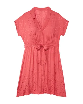 Tolleson Tie-Waist Dress | Peach