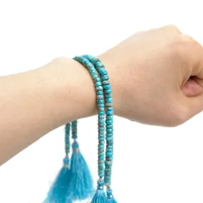 Turquoise 6mm Faceted Rondelles