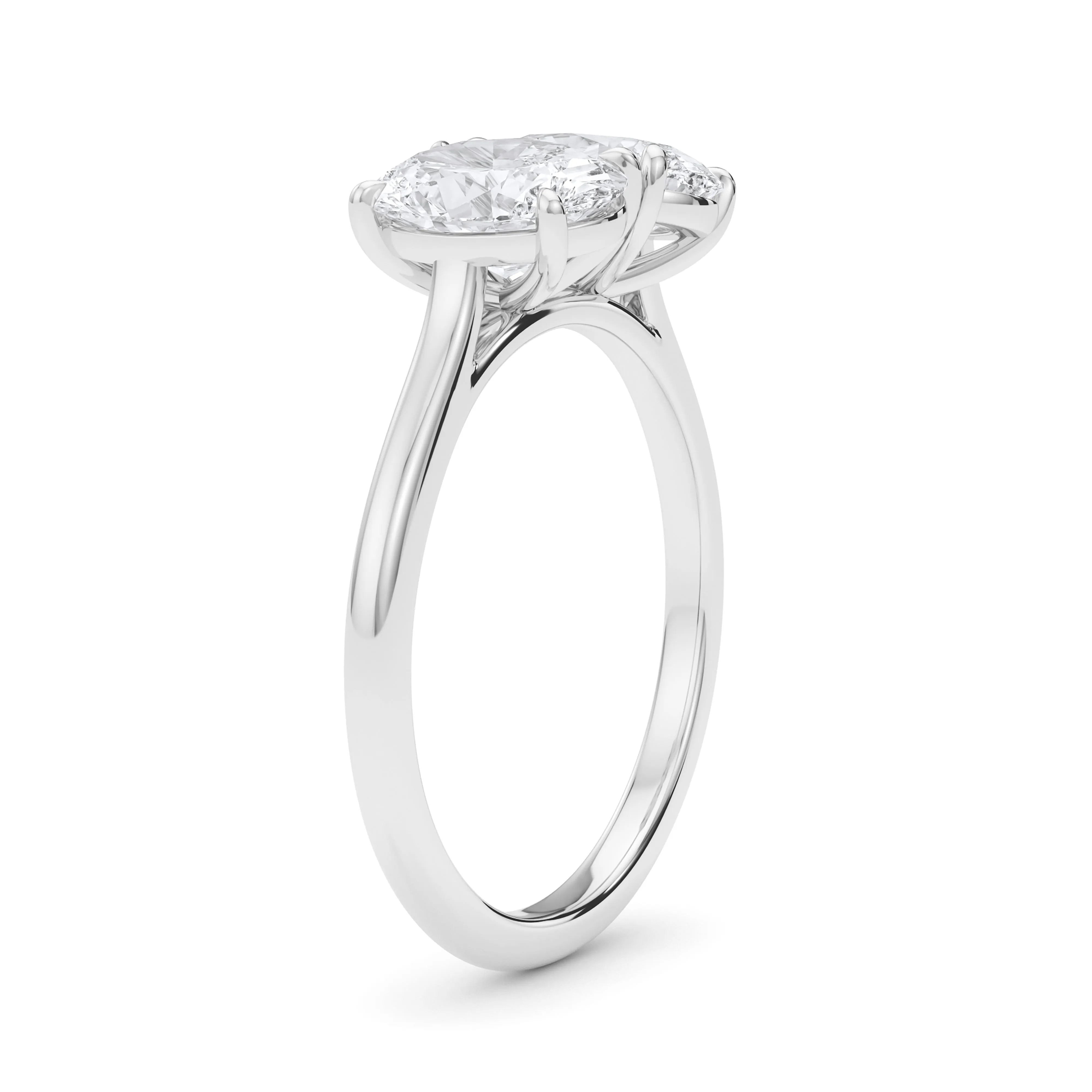 Twin Oval Diamond Ring