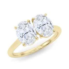 Twin Oval Diamond Ring