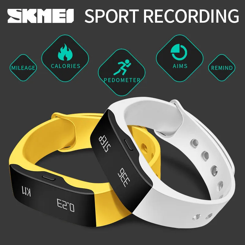 Unisex Fitness Smart Band Sports Watch with LED Display