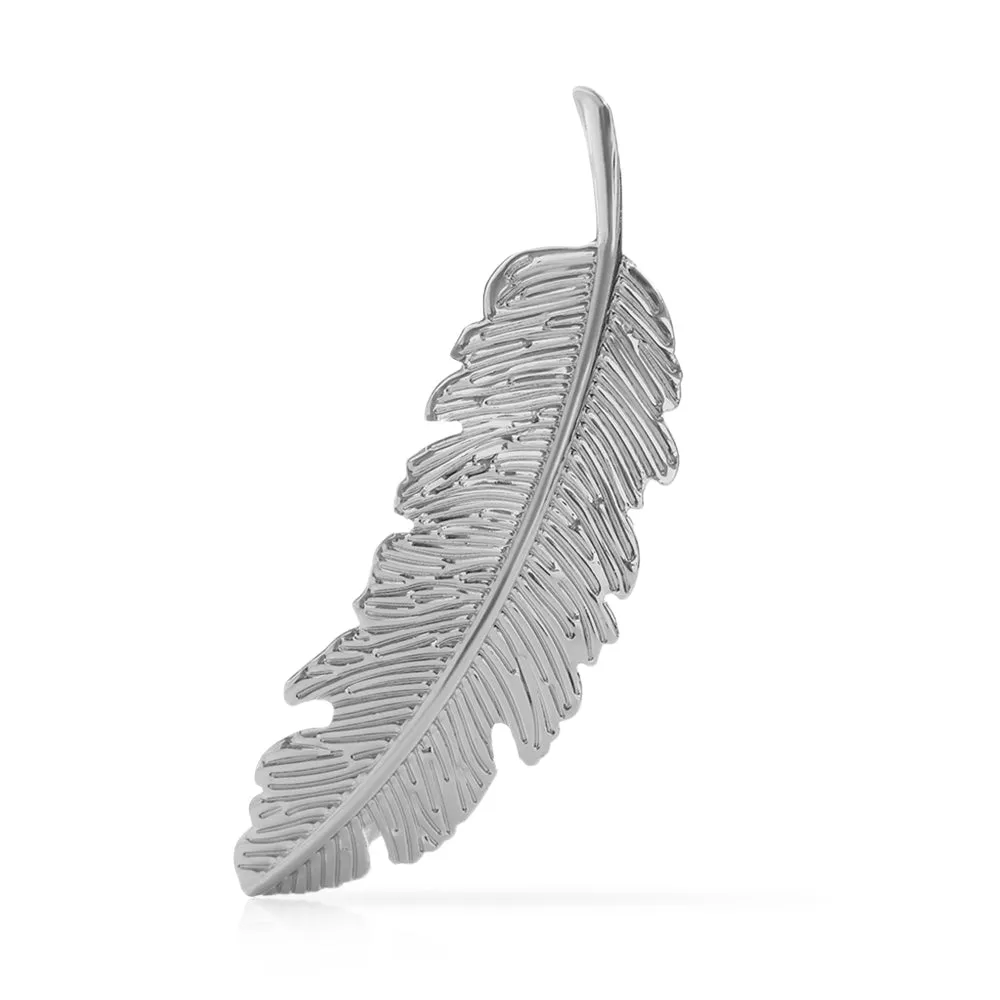 VenusFox Leaf Feather Metal Geometry Hair Clip Hairpin