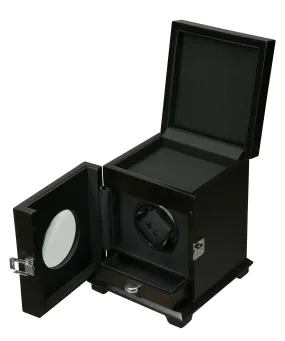 Volta Rustic Brown Single Watch Winder w/ Storage