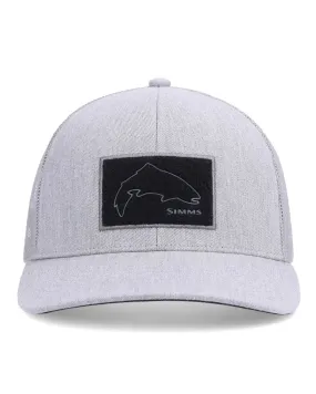 Wader Maker Mid Crown Trucker Cap - Heather Grey