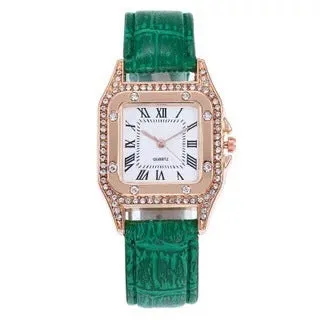 Watch Ladies Fashion Watch Small Square Belt Quartz Women