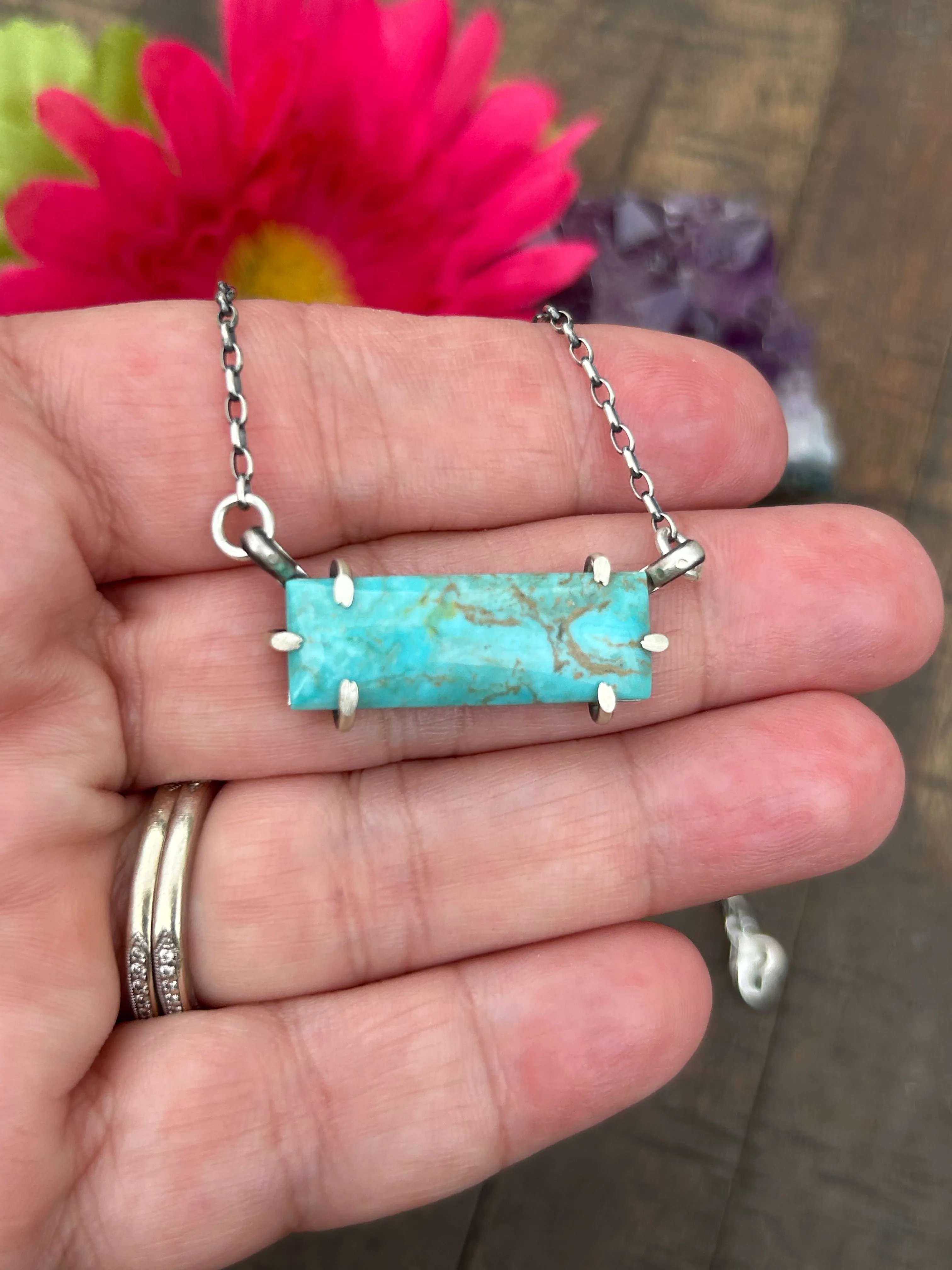 Waterproof Kingman Bar Necklace #7