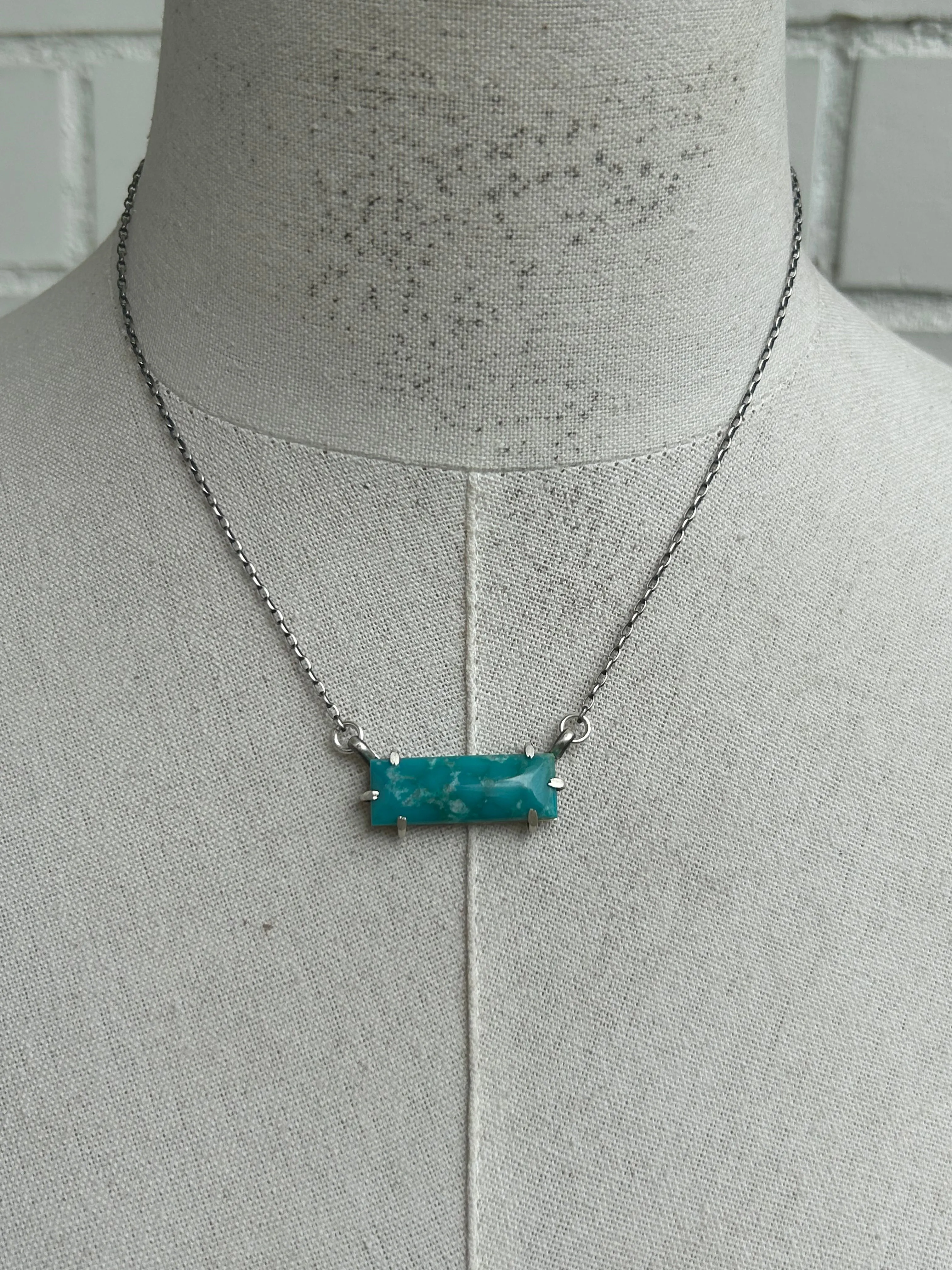 Waterproof Kingman Bar Necklace #7