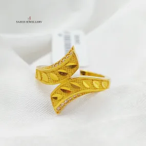 Zircon Studded Spike Ring